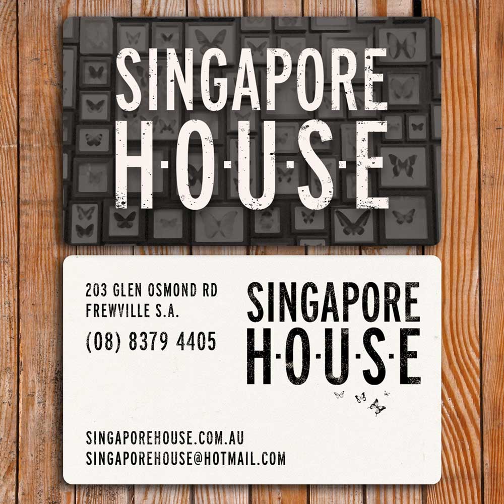 singapore house business card