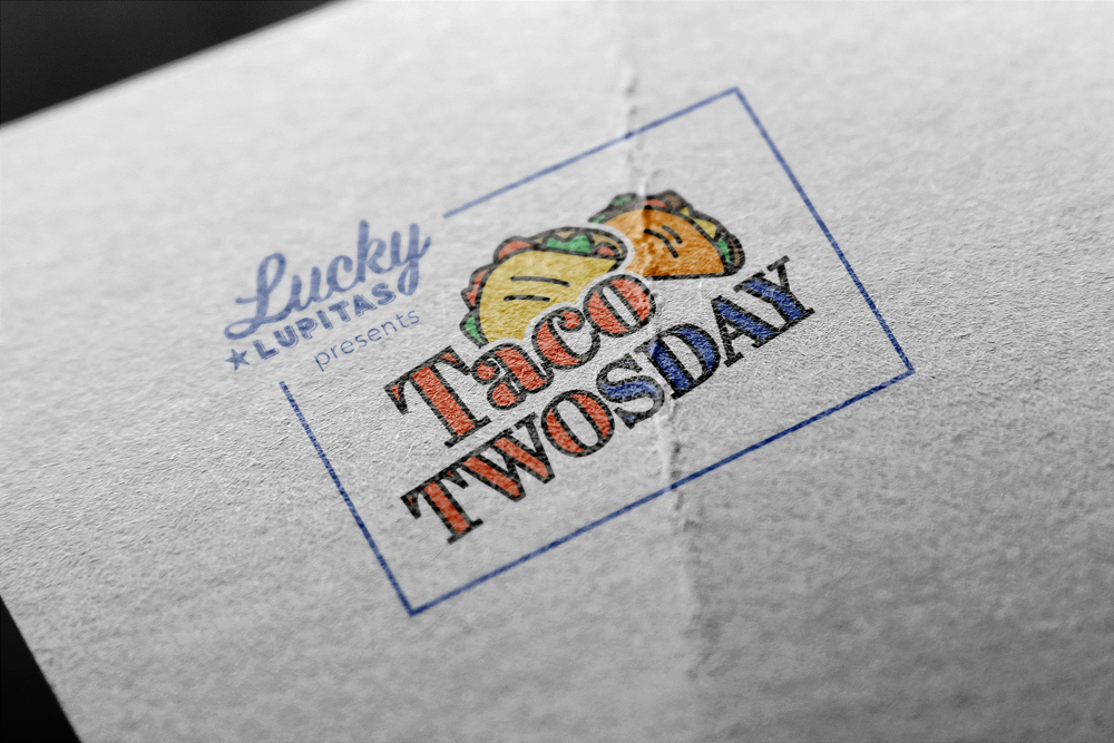 Luckys Lupitas 'taco twosday' logo